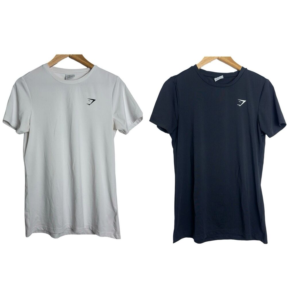 Gymshark Training Tee Shirt Lot Womens M Athletic Training Quick Dry Stretch